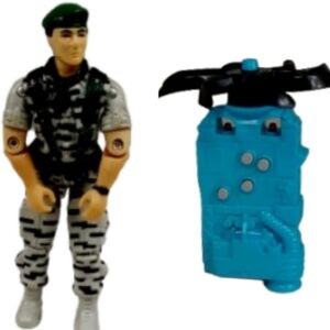 1991 Hasbro GI Joe Original Sonic Fighters Lt. Falcon & Backpack Propellor